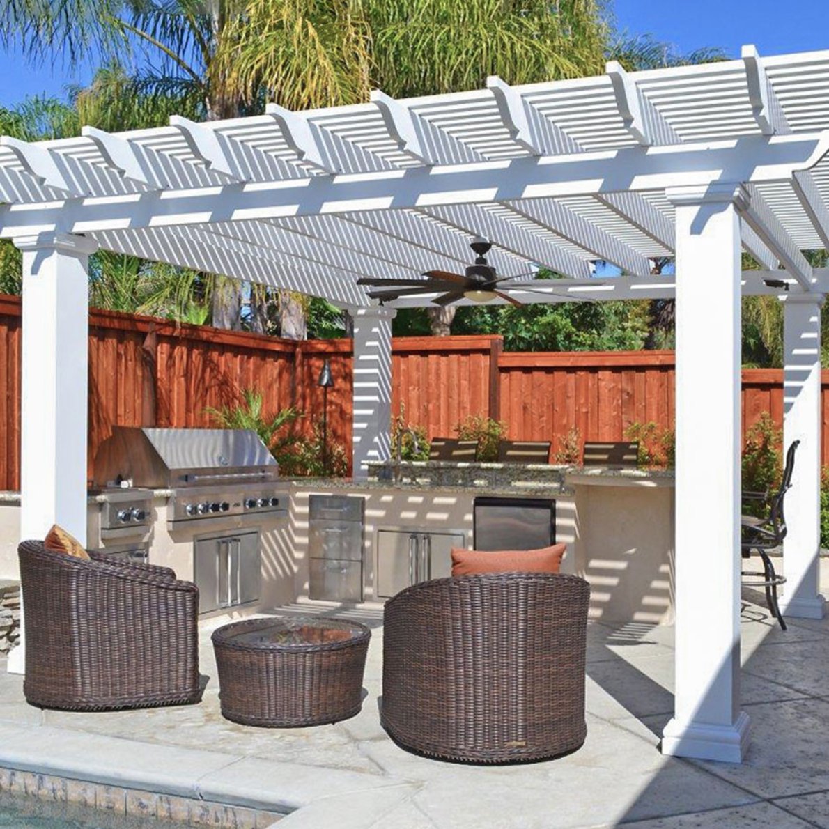 Fiber glass Pergola 1190x1190 1